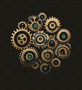 Steampunk Zahnräder